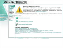 Tablet Screenshot of messenger.jonathankay.com